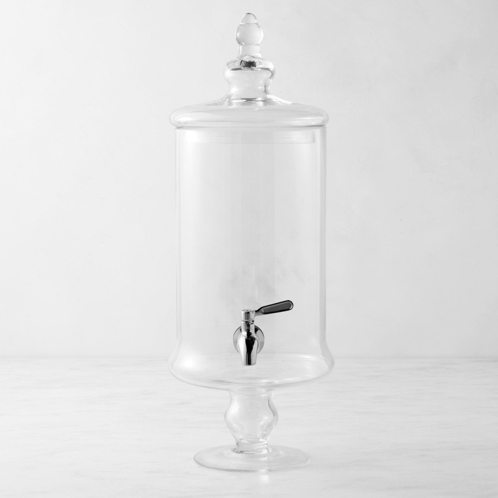 Glass Footed Beverage Dispenser | Williams-Sonoma