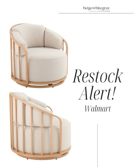 Restock alert!!! Beautiful new finds at Walmart!! This chair is so beautiful with the detail in the back will look so well in any space of your home!! It won’t last long!

#LTKHome #LTKxWalmart
