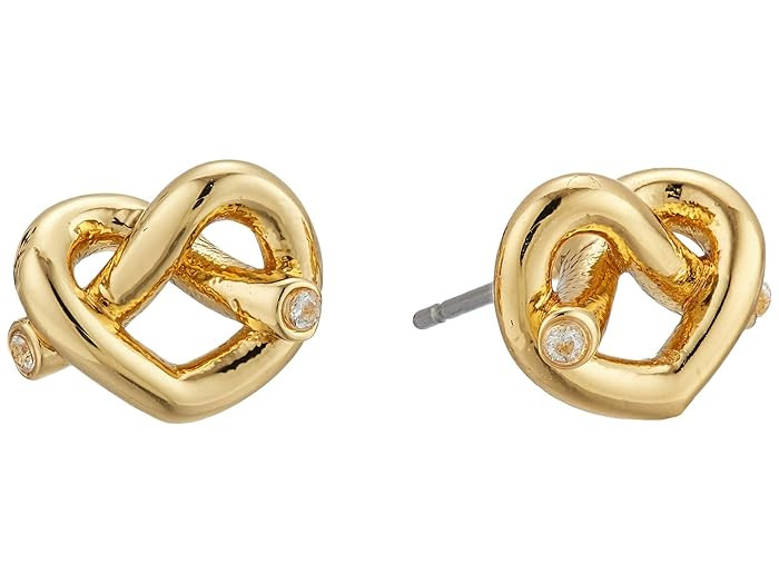 Kate Spade New York Loves Me Knot Studs Earrings (Gold) Earring | Zappos