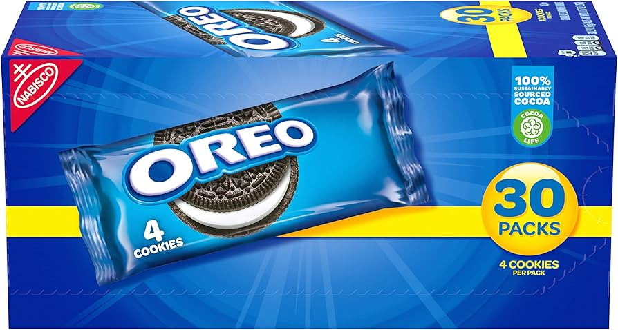 OREO Chocolate Sandwich Cookies, 30 - 1.59 oz Snack Packs | Amazon (US)