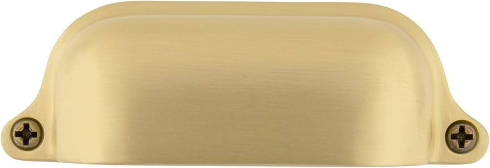 Nostalgic Warehouse Cup Pull Farm Large in Satin Brass | Amazon (US)