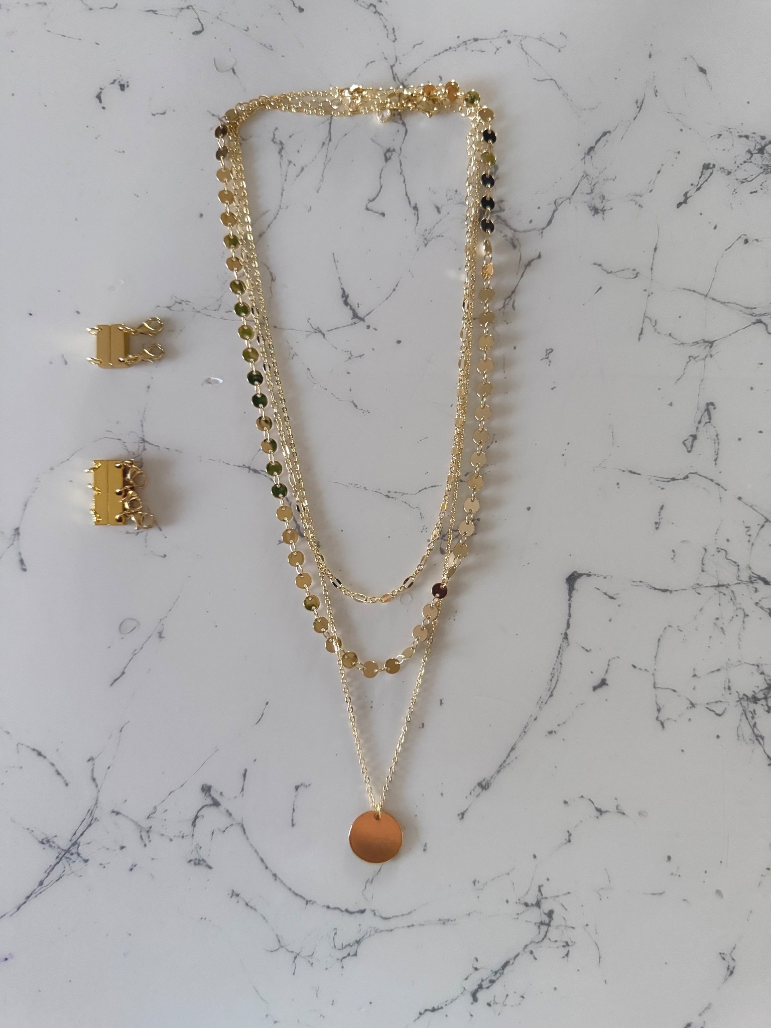 Layered necklaces and magnetic layering necklace clasps 

#LTKootd #LTKmomlife #LTKgrwm