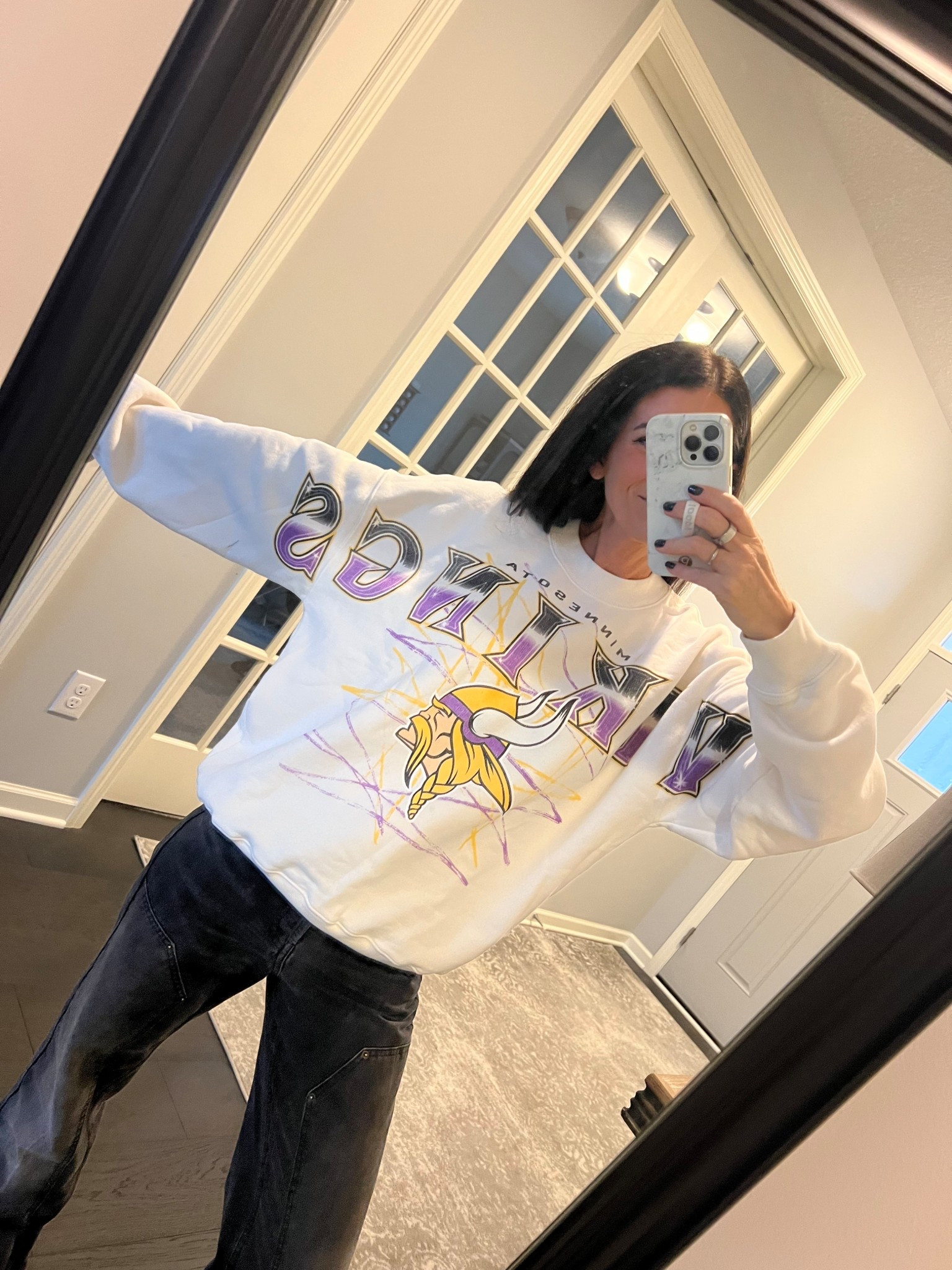 Loving this cozy MN Vikings sweatshirt from Abercrombie but it’s sold out! I’ll link the current Vikings sweatshirts available. The quality is amazing. 🤩 I’m wearing a men’s small in this one! 

#LTKHoliday #LTKSeasonal #LTKGiftGuide