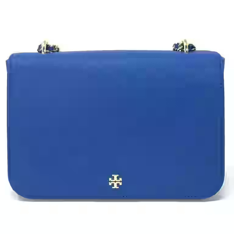 Tory Burch Women's Emerson Saffiano Leather Medium Adjustable Shoulder Bag (Regal Blue) | Walmart (US)