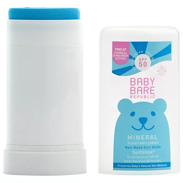 Bare Republic Sunscreen Baby Soft Stick - SPF 50 - 0.9oz | Target