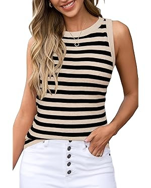 Arach&Cloz Women's Wool Blend Sweaters Non See Through All-Season Business Casual Tank 2026 | Amazon (US)