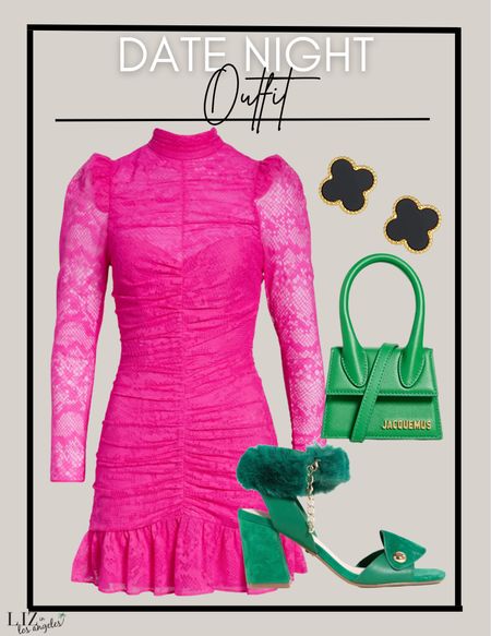 This date night outfit with contrasting colors is a great spring outfit.  This special occasion outfit is even great for a wedding guest outfit 

#LTKSeasonal #LTKstyletip #LTKFind