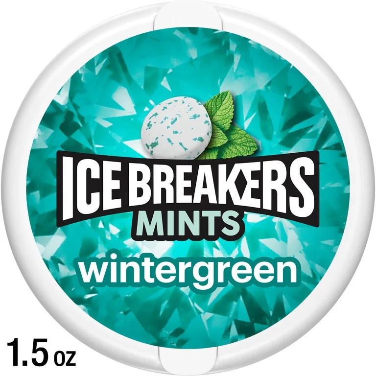 Ice Breakers Wintergreen Flavored Sugar Free Mints, Puck 1.5 oz | Walmart (US)