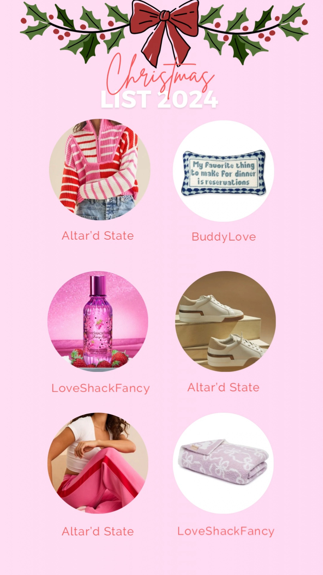 My Christmas List 2024! 🎀✨🎄

#LTKGiftGuide #LTKHoliday #LTKStyleTip