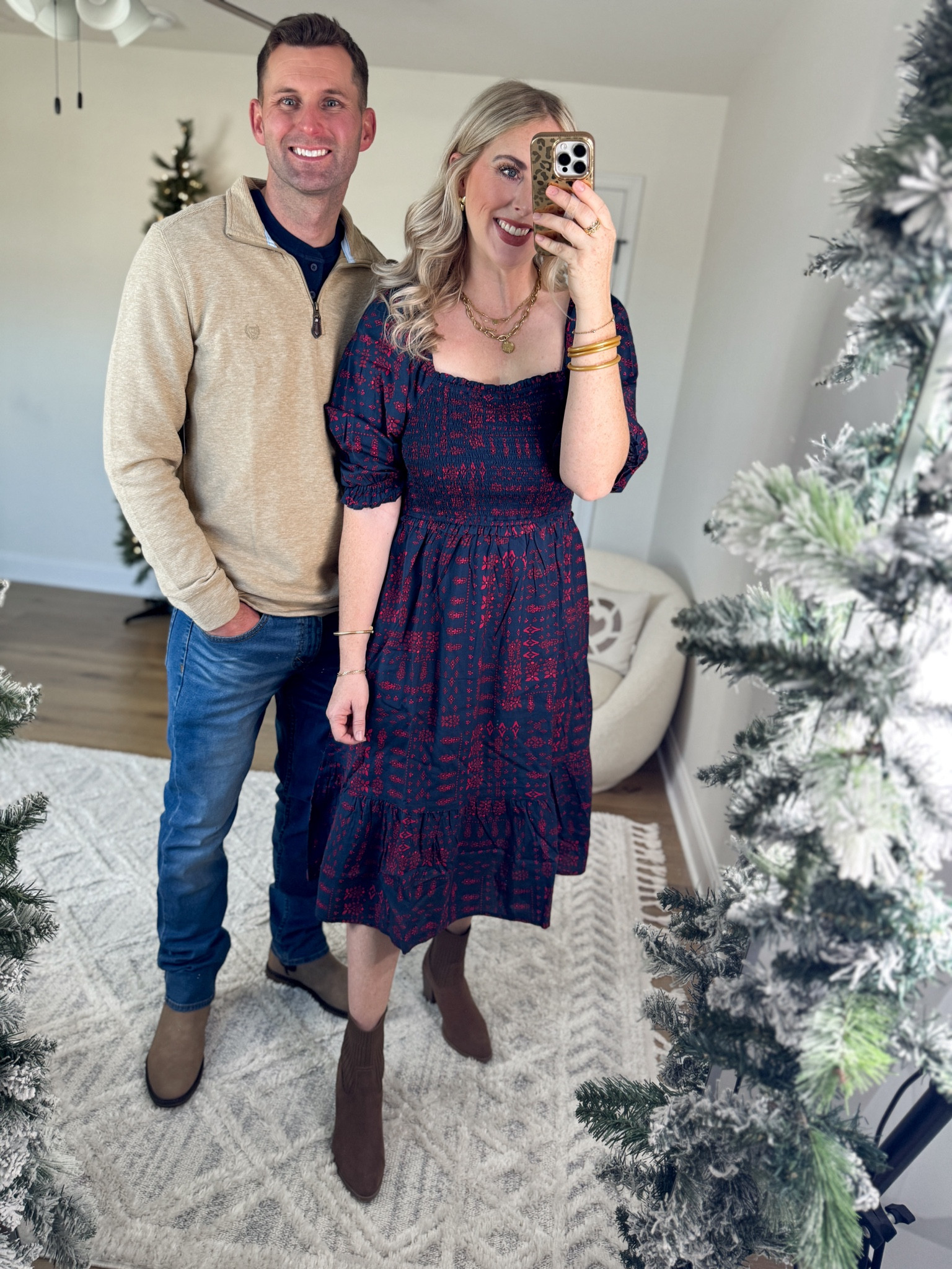 Weekend Walmart Wins try on 
Men’s & Women’s Walmart outfits
Midi dress- medium 

Men’s ribbed pullover- medium 
Men’s henley- medium 
Men’s Levi slim jeans 

#LTKFindsUnder50 #LTKStyleTip #LTKMens