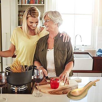 VanlonPro Stainless Steel Spoon Rest, Spatula Ladle Holder, Stainless Steel Utensil Spoon Rest Ho... | Amazon (US)