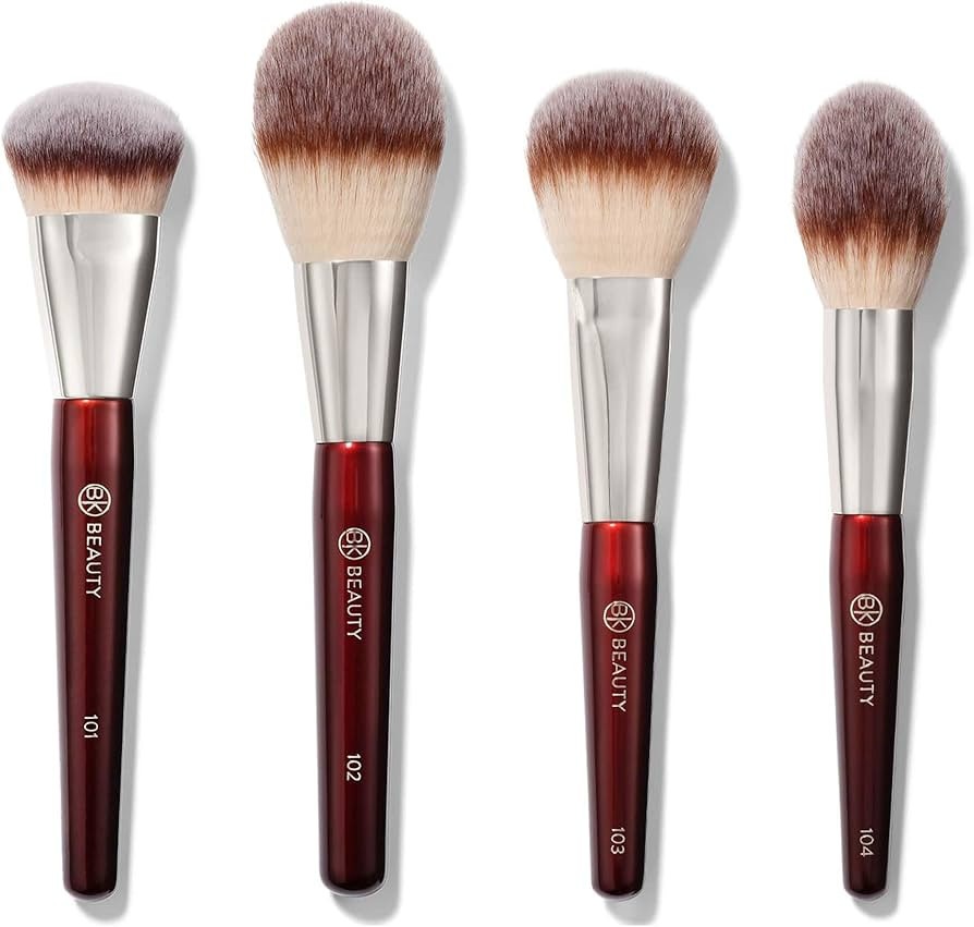BK BEAUTY - ESSENTIALS FACE BRUSH SET (4PC) - Professional Makeup Brush Set for Liquid or Cream F... | Amazon (US)