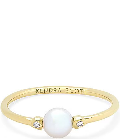 Kendra Scott Cathleen 14k Yellow Gold Band Ring - 6 | Dillard's