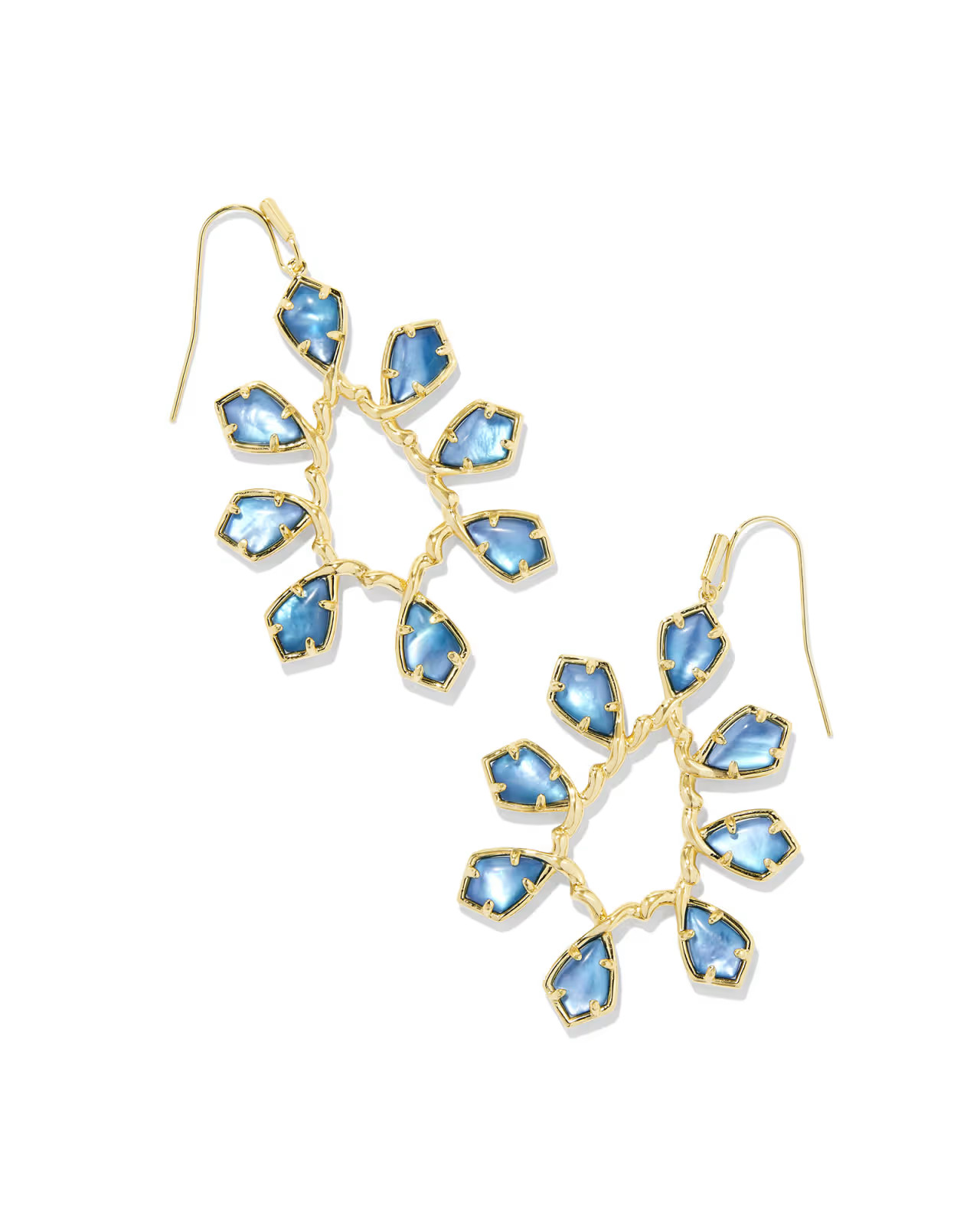 Camry Gold Open Frame Earrings in Azalea Illusion | Kendra Scott | Kendra Scott