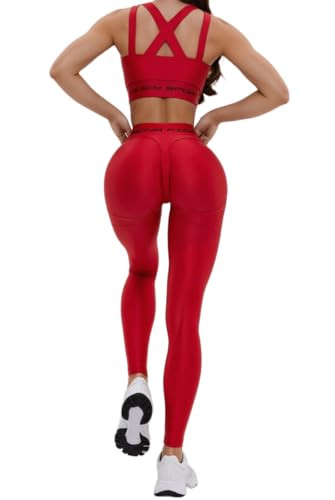 Bona Fide Butt Lifting Leggings for Women - Scrunch Butt Leggings High Waisted Tummy Control - Gym Workout Yoga Pants | Amazon (US)