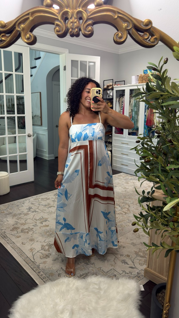 Florals, satin, and good vibes only ✨ Feeling like summer in this one 🌸 

 #LTKdayinmylife #LTKootd