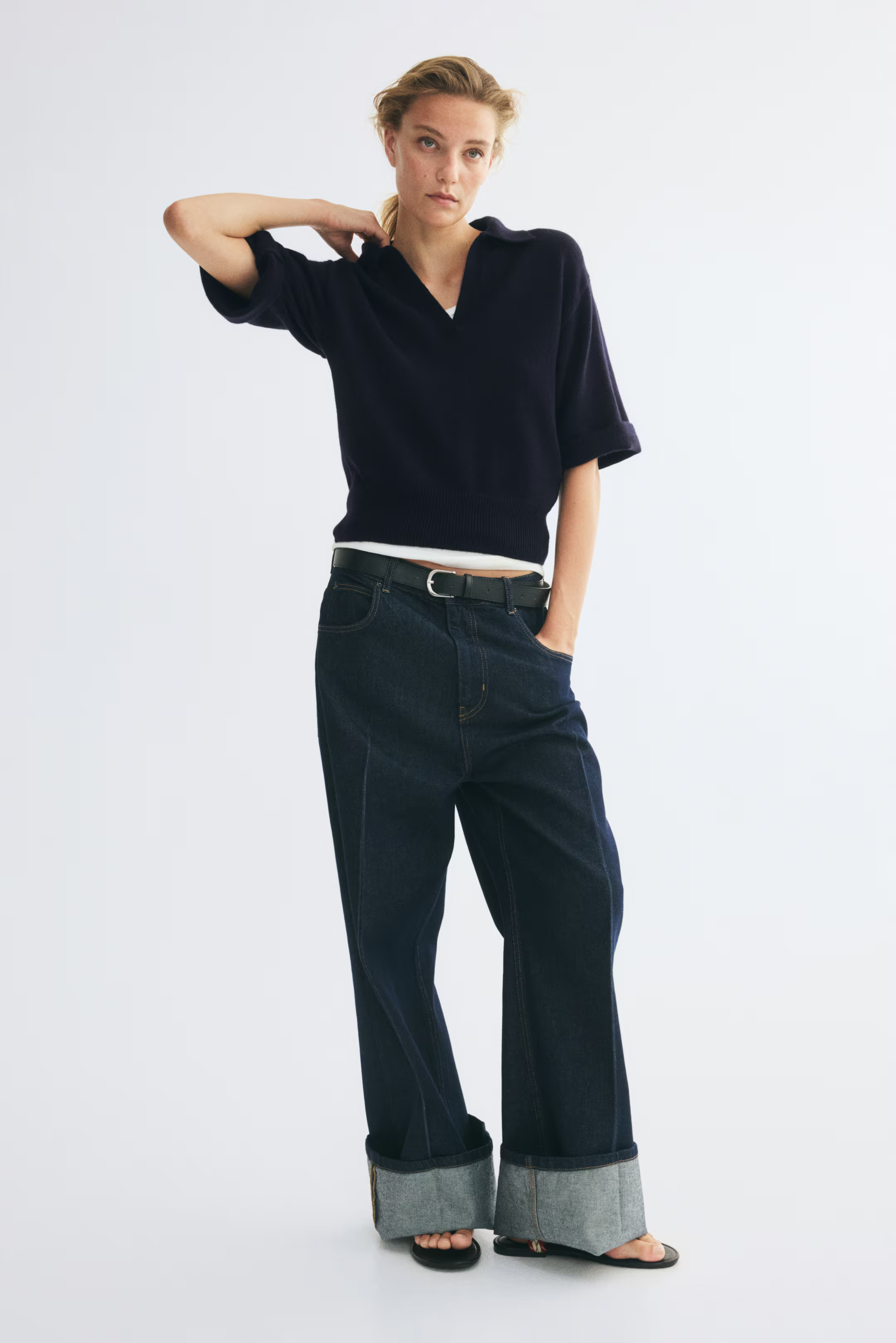 Fine-Knit Polo Shirt | H&M (US, CA, MX)
