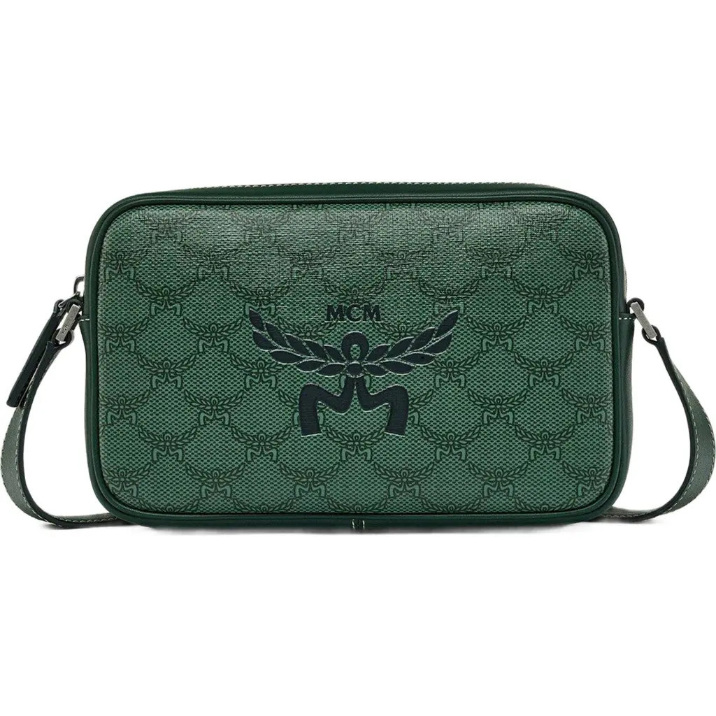 MCM Himmel Crossbody in Lauretos in Forest Green at Nordstrom | Nordstrom