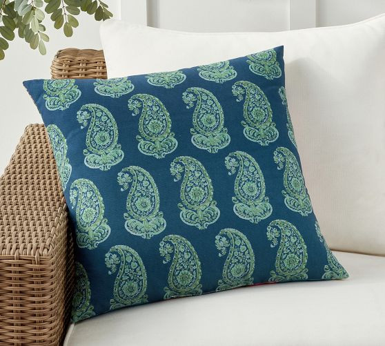 Beverly Reversible Outdoor Pillow | Pottery Barn (US)