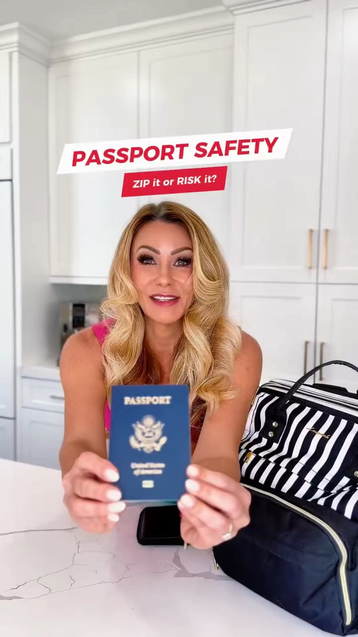 I learned this the hard way 😳—your new passport isn’t “safe” until it’s in a zipper passport holder (a zip-around passport wallet). This is one of my go-to travel tips for international travel days: when the airport is chaos and you’re pulling out your passport, ID, and boarding pass, snap/button covers are cute, but your travel documents WILL slip out when you least expect it. A full zipper keeps everything locked in.

Passport holder features to look for:
• RFID blocking
• AirTag holder
• Full zip-around closure

Passport holder styles to avoid:
• Snap closures
• No closures
• Band closures

Do you ZIP it or RISK it?

passportholder passportwallet passportcover #minternationaltravel traveltips

#LTKSeasonal #LTKTravel