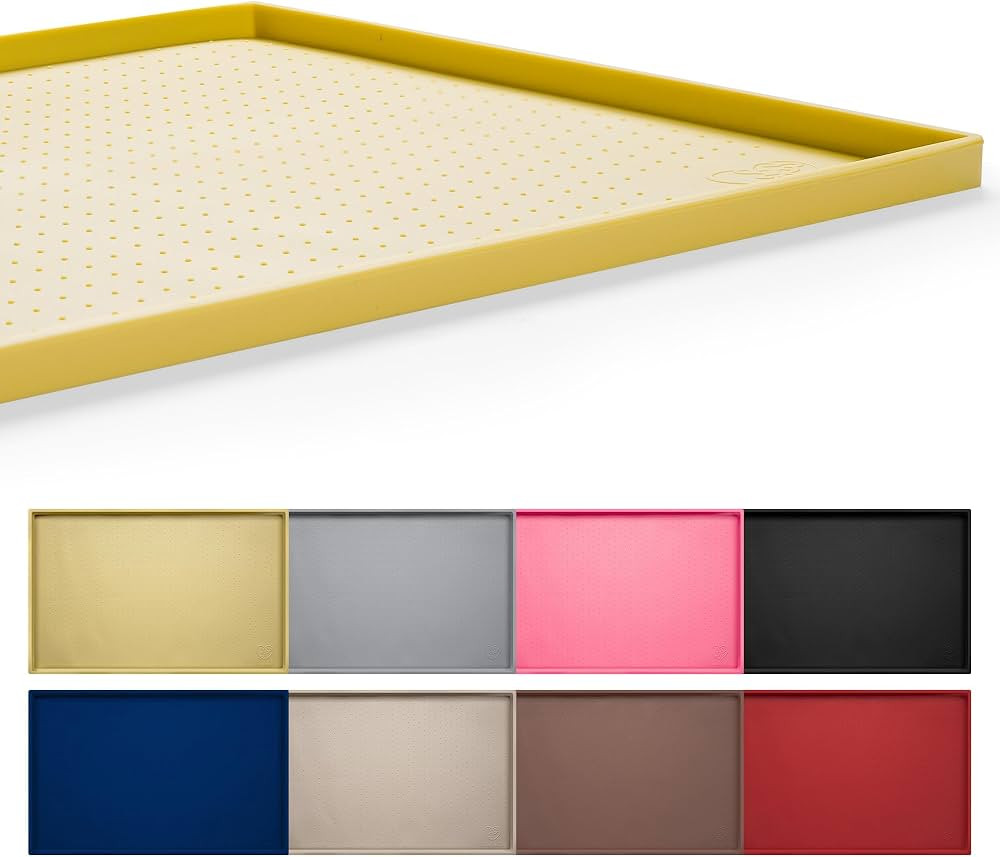 Hubulk Dog Feeding Mat,100% Waterproof Food Grade Silicone Pet Food and Water Bowl Placemat,Dishw... | Amazon (UK)