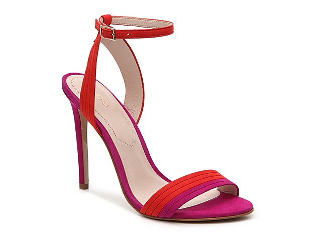 Aldo Kaenavia Sandal - Women's - Magenta Pink/Orange Suede | DSW