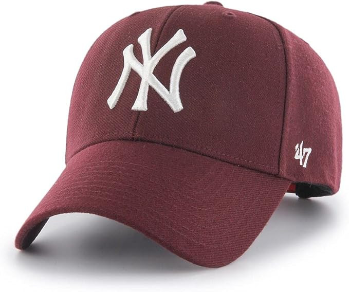 '47 Brand Snapback Cap - MVP New York Yankees dark maroon | Amazon (US)