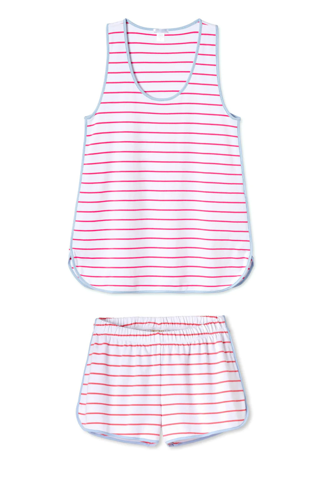 Pima Tank-Short Set in Sorbet | Lake Pajamas