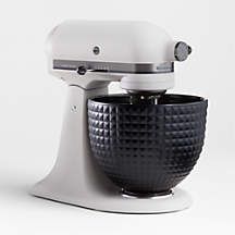 KitchenAid Artisan Series 5-Quart Tilt-Head Limited-Edition Light & Shadow Stand Mixer with Black... | Crate & Barrel