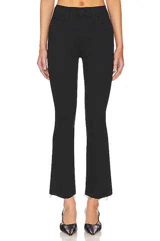 MOTHER Petite Lil Hustler Ankle Fray Jeans in Not Guilty from Revolve.com | Revolve Clothing (Global)