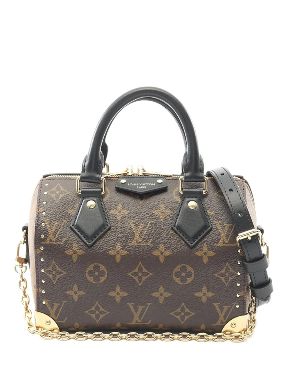 Louis Vuitton Pre-Owned 2021-2025 Monogram Speedy Trunk 20 satchel - Brown | Farfetch Global