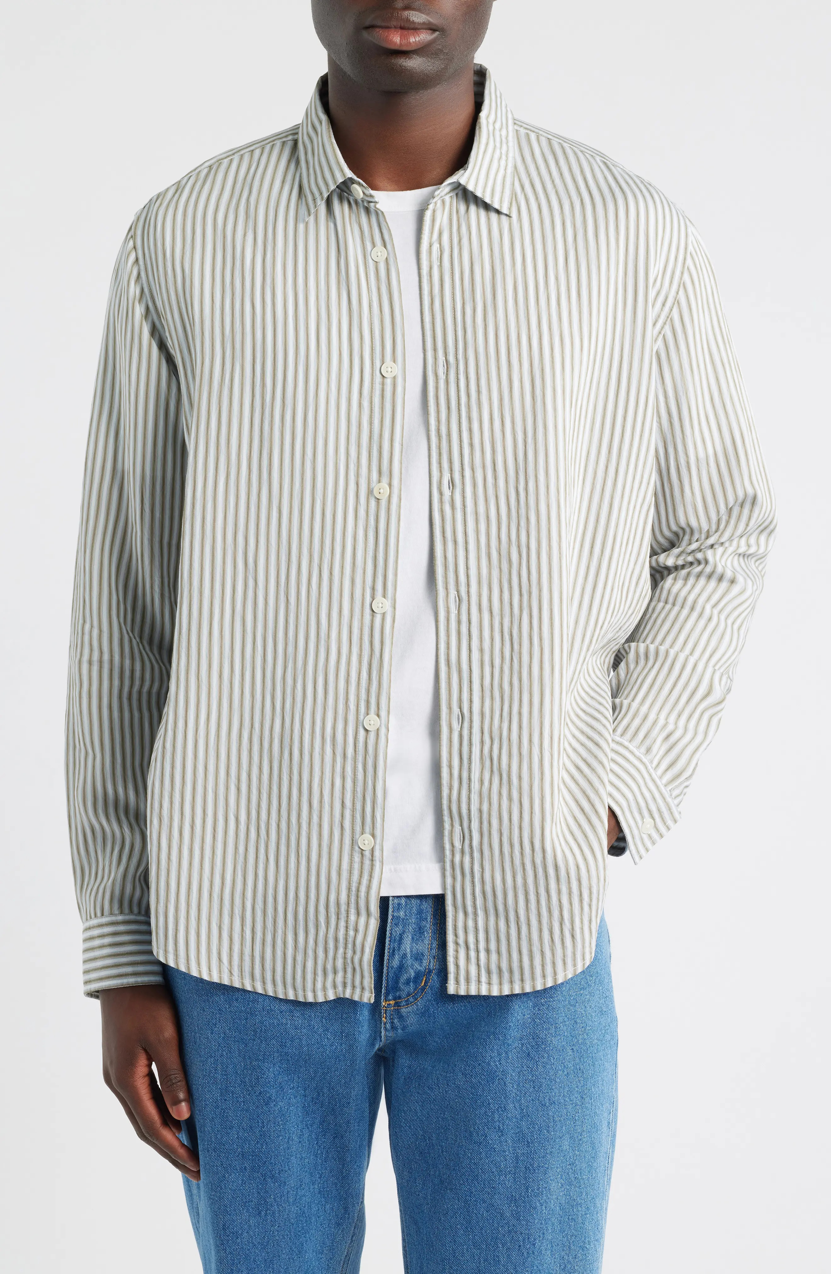 Shelly Stripe Button-Up Shirt (Men) | Nordstrom | Nordstrom
