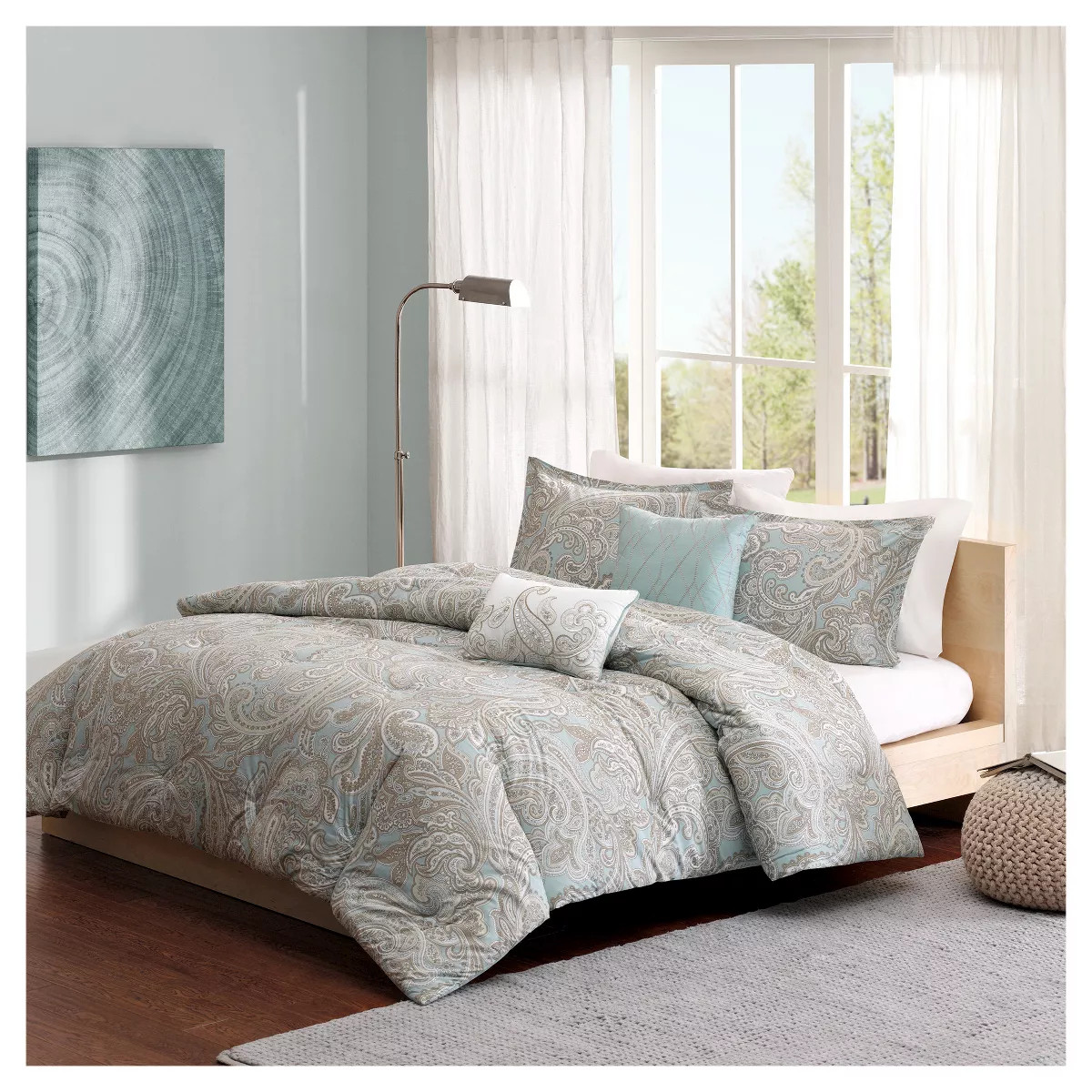 Dierdre Paisley Cotton Comforter Set - 5-Piece | Target