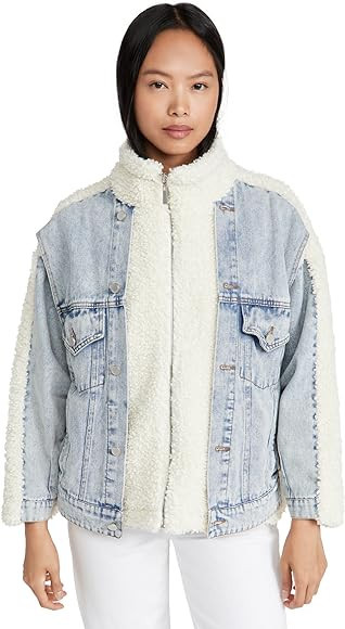 [BLANKNYC] womens Luxury Clothing Sherpa Jacket, Comfortable & Stylish Coat | Amazon (US)