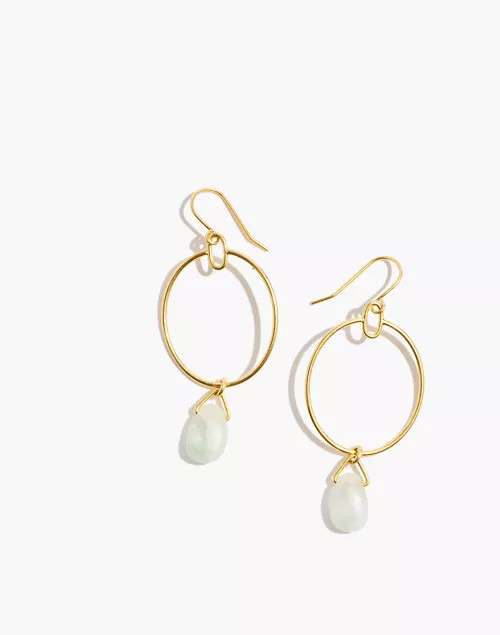 Stone Collection Chrysoprase Statement Earrings | Madewell