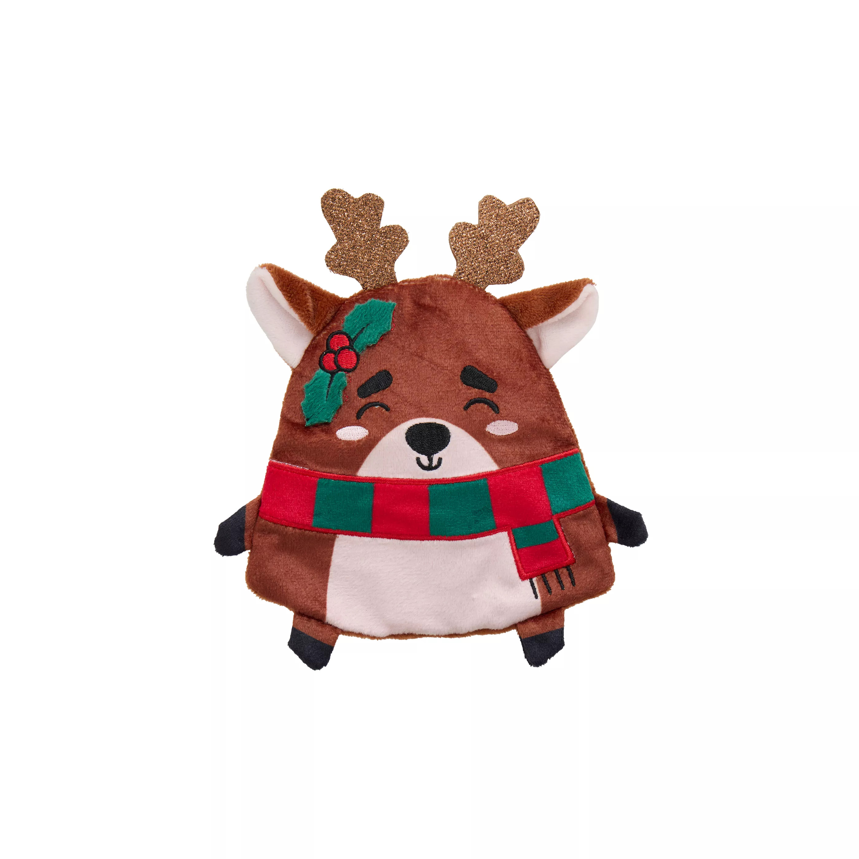 Merry & Bright&trade; Reindeer Flattie Dog Toy | PetSmart