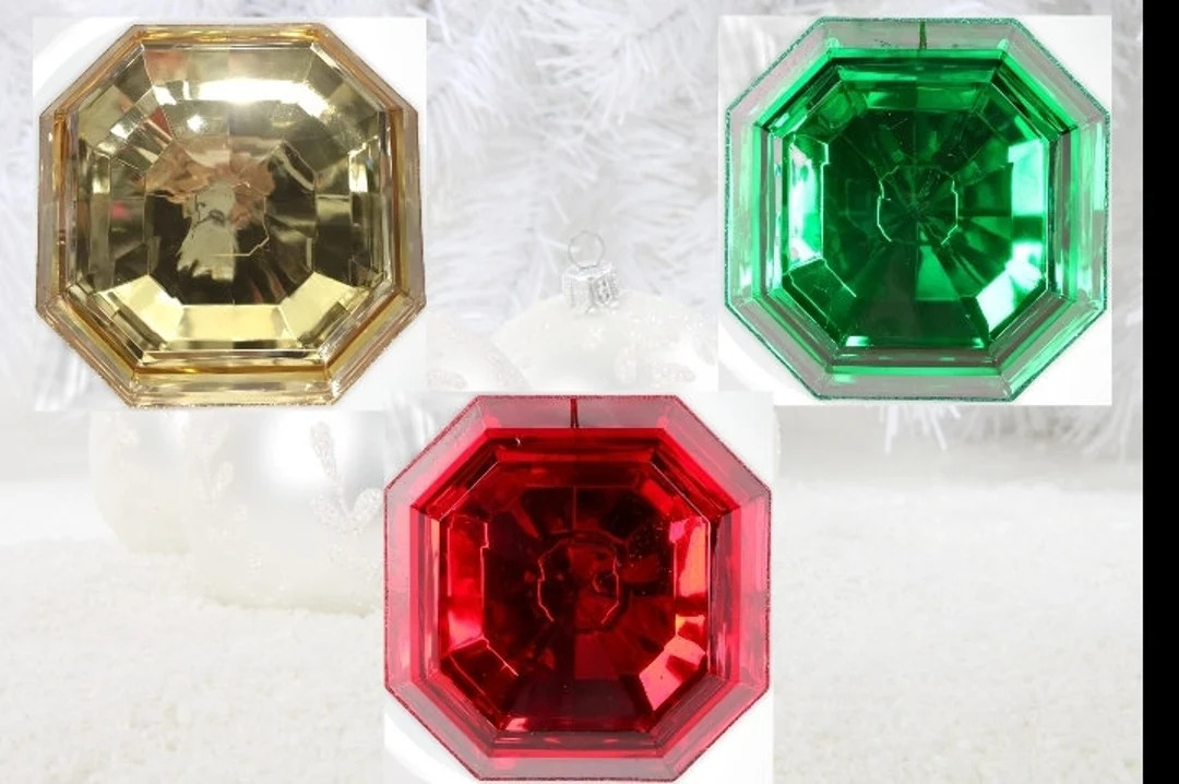 6 Christmas Jewel Christmas Decor - Etsy | Etsy (US)