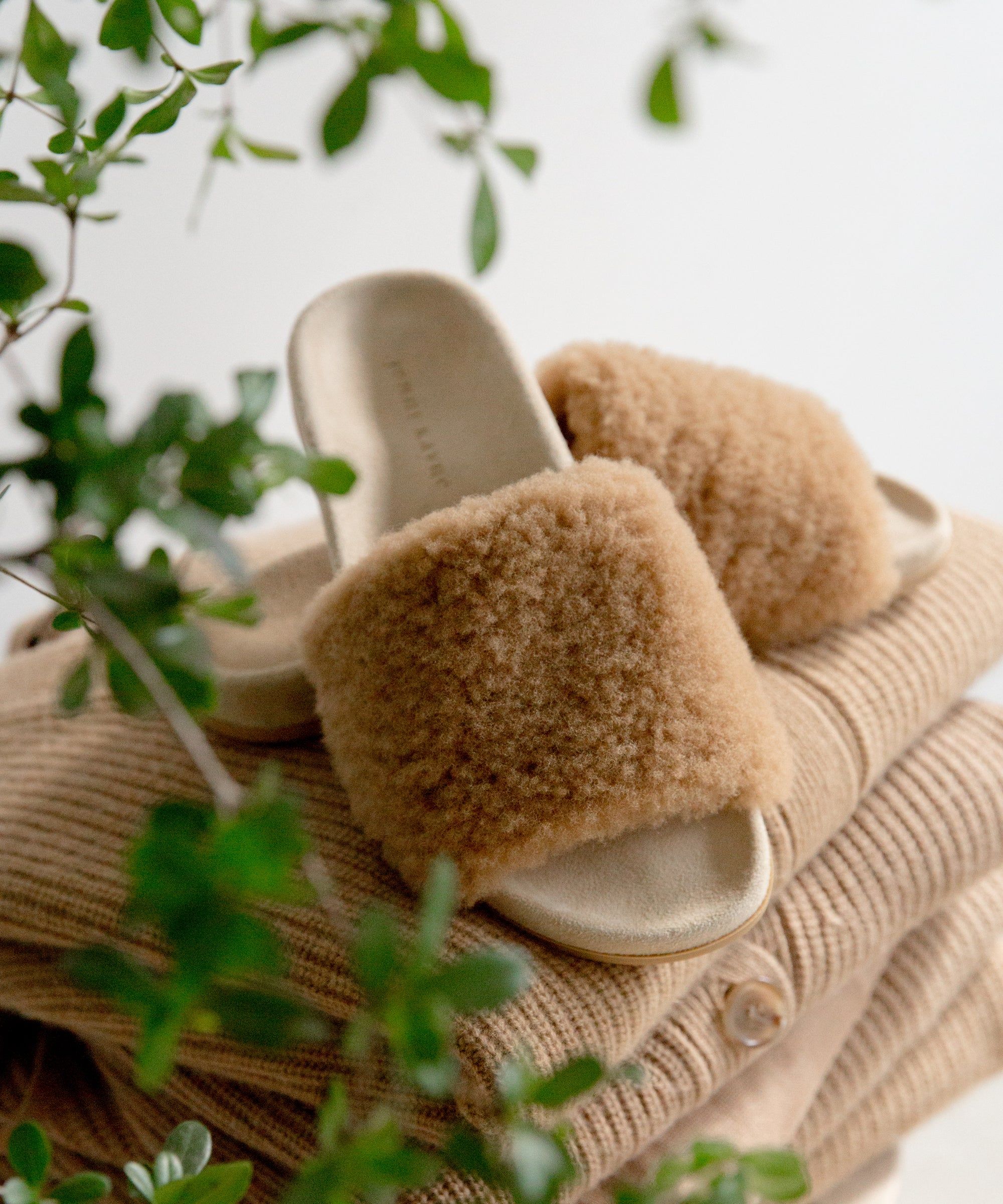 Shearling Slide Sandal | Jenni Kayne