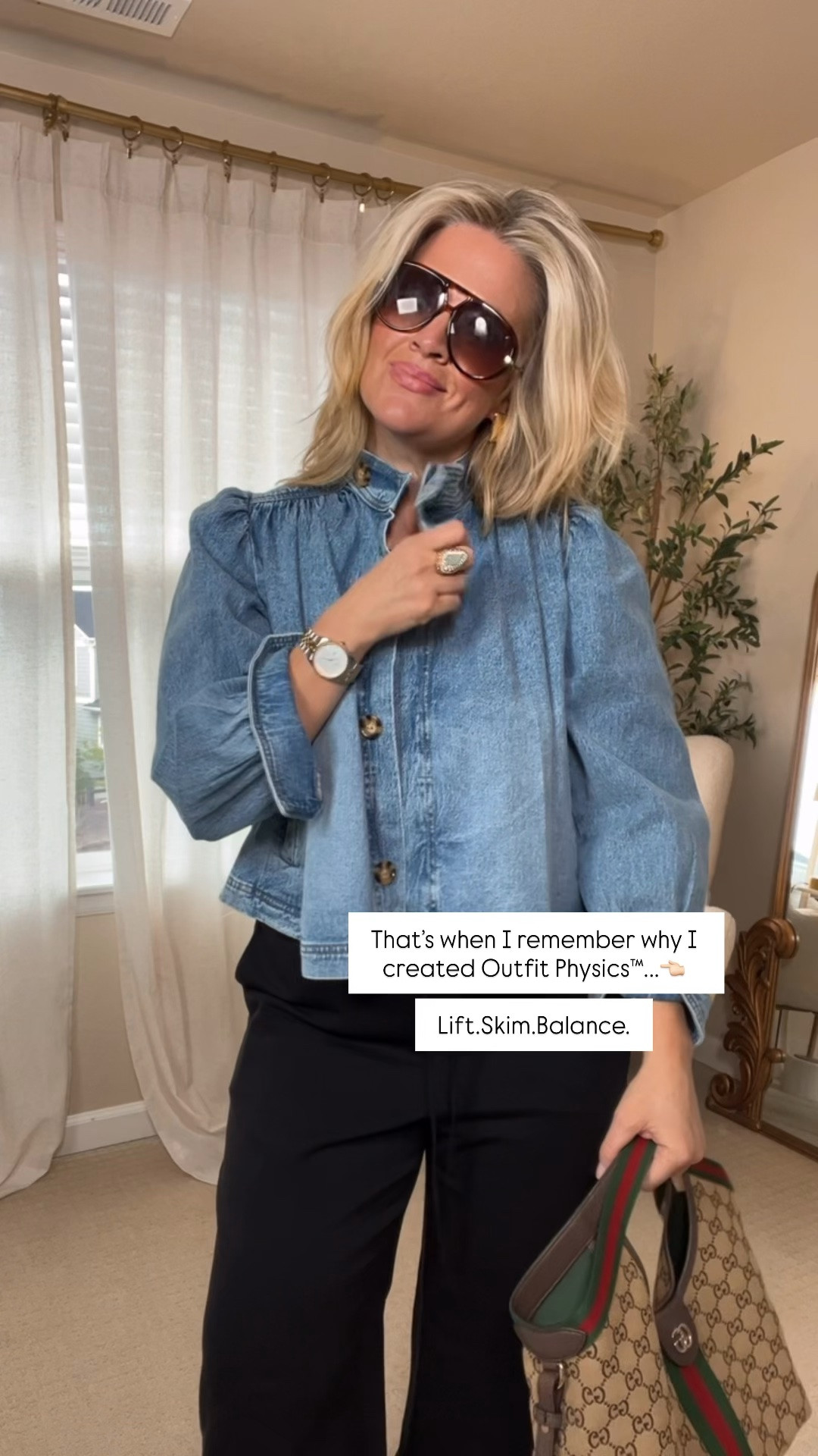 ✨Tap the bell, save and ❤️ for over 40 fashion, midlife style, midsize fashion and luxury looks for less. 

Wearing Medium (size down if in between sizes.) 

This is the styling secret expensive-looking outfits always have:

structure.

One good jacket instantly makes:
• basics feel polished  
• denim feel intentional  
• casual outfits feel elevated

That’s why this one works so well.

Soft structure.  
Clean lines.  
Relaxed polish.  
Effortless Outfit Physics™.

It gives that expensive $2500 look…

without the $2500 price tag ✨

And yes… it’s under $40.

Comment DENIM and I’ll send the links 🤍

👑"Helping you look good, feel good!" - Lindsey Denver

Spring looks, Midlife style for real women who want to feel confident again. Over 40 fashion and over 50 style that works with changing bodies, perimenopause shifts, and real life. Think midsize fashion, Gen X style and up, body confidence, and mom outfits that feel polished, comfortable, and elevated...because style over 45 and over 50 should feel effortless, not stressful.

#LTKOver40 #LTKPlusSize #LTKMidsize

Comment SHOP below to receive a DM with the link to this post on my LTK ⬇ https://liketk.it/6cYtj

Comment SHOP below to receive a DM with the link to this post on my LTK ⬇ https://liketk.it/6cYwL