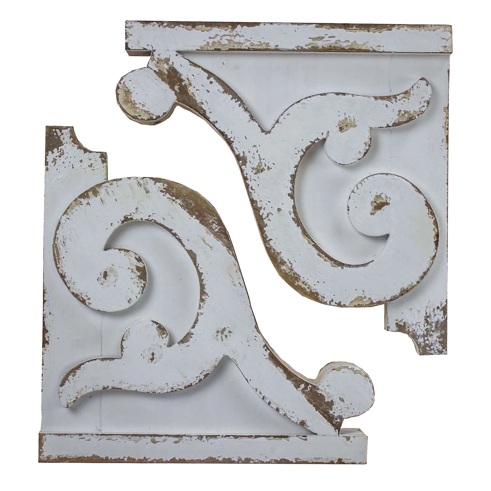 Shabby Chic Wood Wall Corbel 2-piece Set | Kohl's