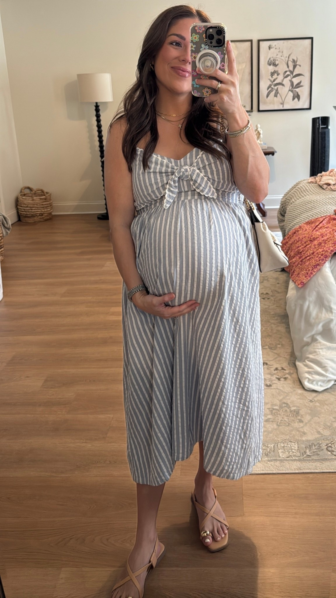 Another bump friendly ootd! Dress available in two other prints. Shoes and dress both on major sale!!! 

#LTKBump #LTKSaleAlert #LTKShoeCrush