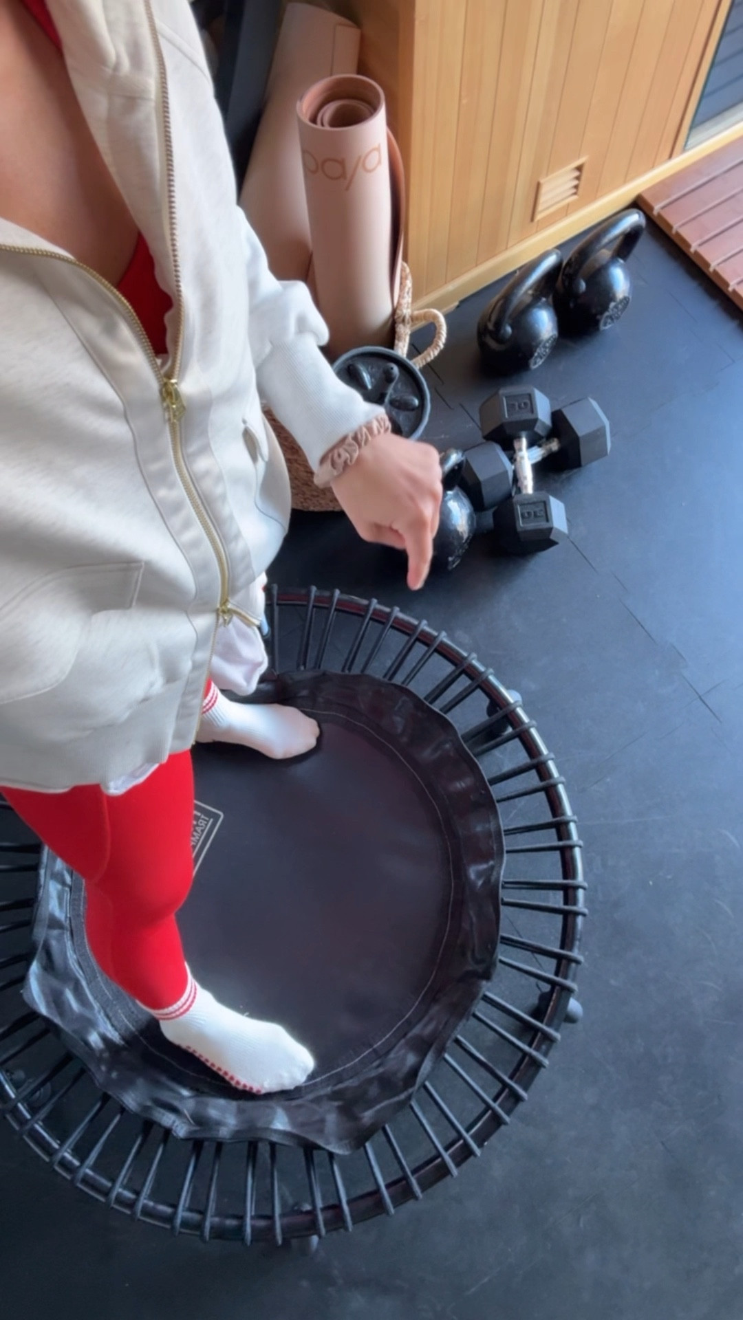 HEALTH \ rebounding mini trampoline from Amazon! 

Wellness
Non-toxic activewear 

#LTKActive #LTKWatchNow #LTKFindsUnder100