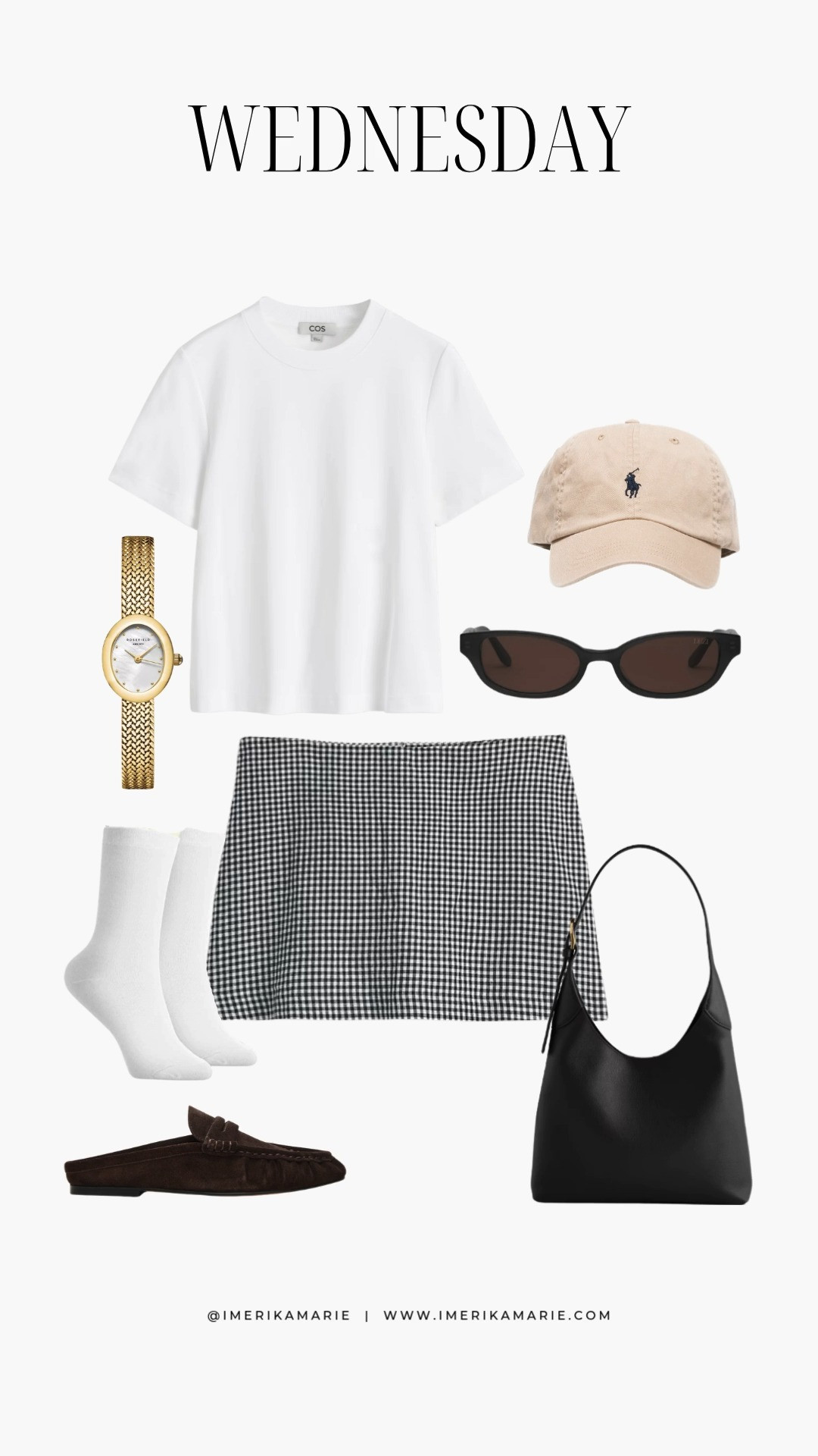 Wednesday Outfit Inspo 🤎

spring outfits 2026. spring outfit. white t-shirt. gingham skirt. ralph lauren cap. loafers. mules. black shoulder bag. 

 

#LTKootd #LTKMidsize #LTKPetite