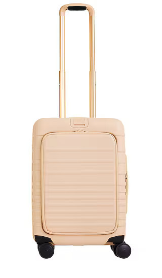 BEIS The Front Pocket Carry-On Roller in Beige. | Revolve Clothing (Global)