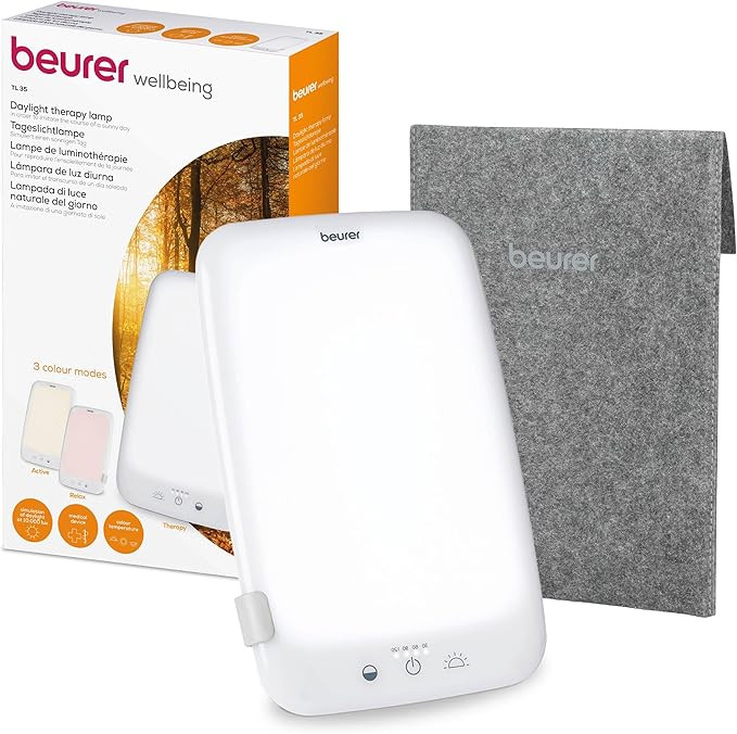 Beurer TL35UK SAD lamp, Simulation of Daylight, with 3 Colour temperatures for a Regulated Day-Ni... | Amazon (UK)