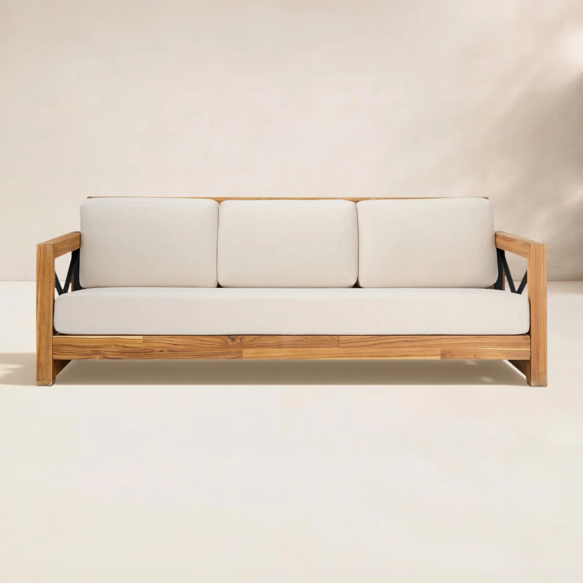 Vella 83.5'' Wide Straight Patio Sofa with Cushions | Wayfair North America