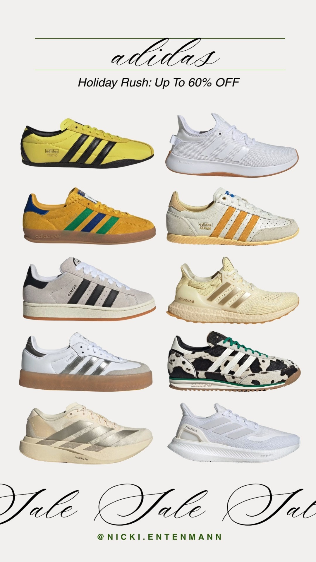 Adidas holiday rush offers up to 60% off select styles, blending performance and fashion for gifting or self‑care. Limited deals bring standout looks. #Adidas #HolidayRush #SaleAlert #GiftIdeas #HolidayGifts #ShoppingInspo #LifestyleInspo #TrendyLooks #FestiveVibes #FashionDeals 

 #LTKGiftGuide #LTKootd #LTKSaleAlert