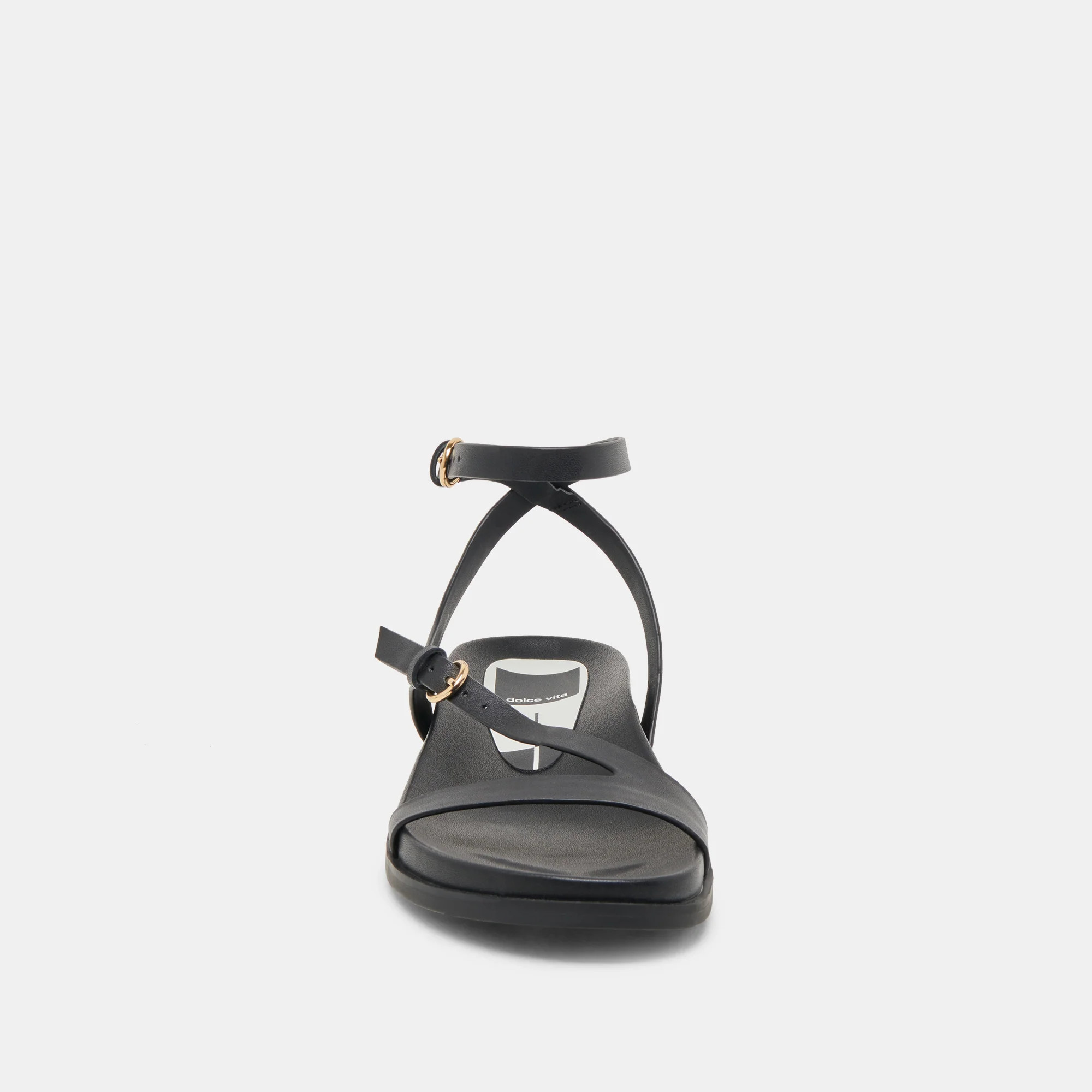 DARLIS SANDALS BLACK LEATHER | DolceVita.com
