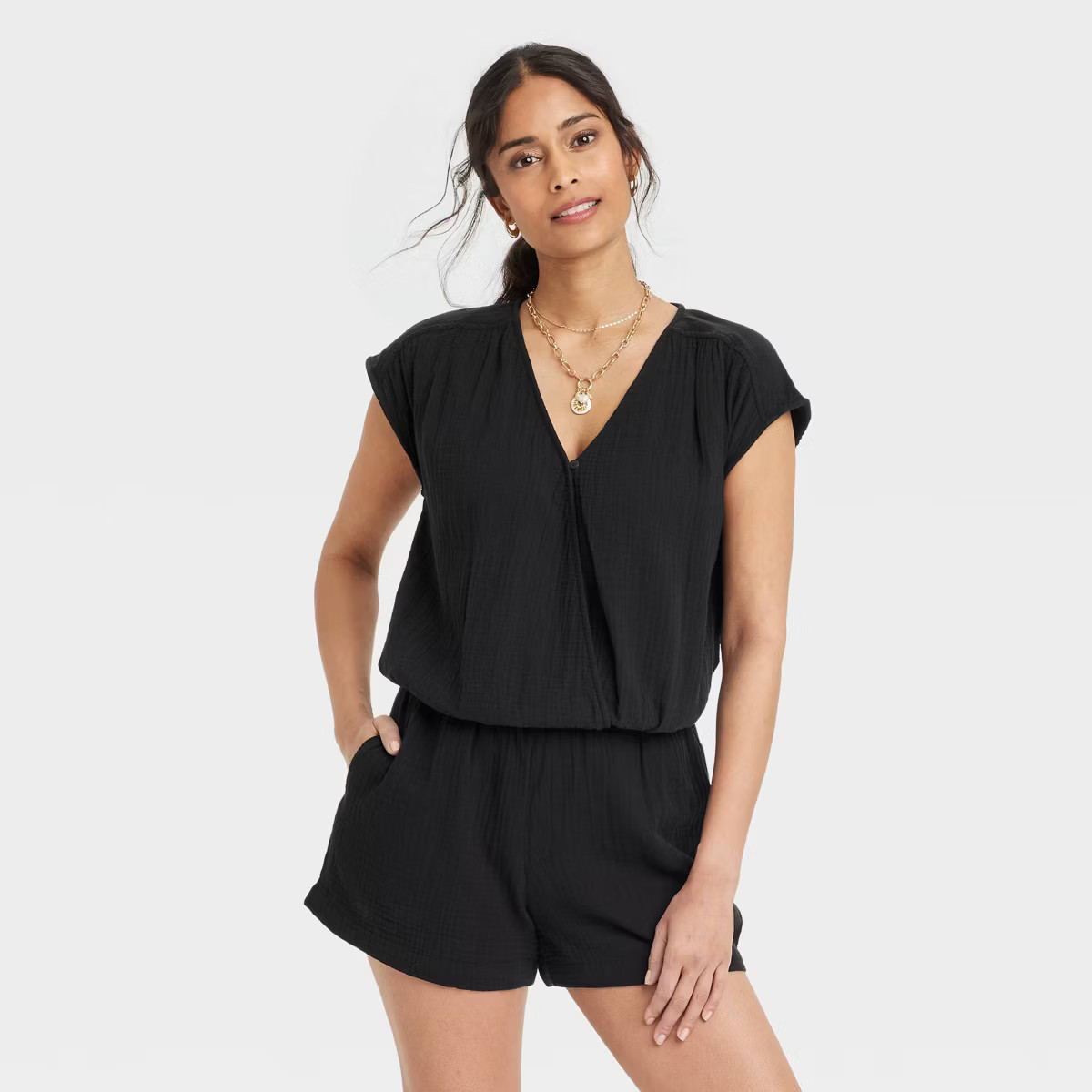 Women's Short Sleeve Blouse - Universal Thread™ | Target