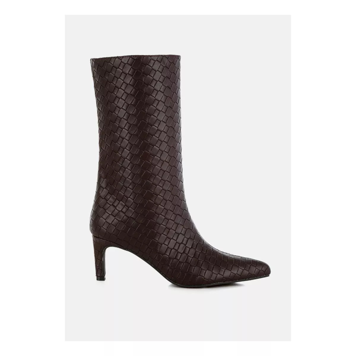 Mentha Woven Faux Leather Boots | Target